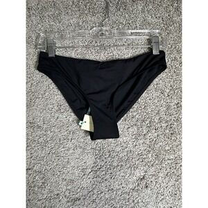 Sea Level Swim Black Essential Regular Bikini Bottom Size US 6 Sustainable NWT